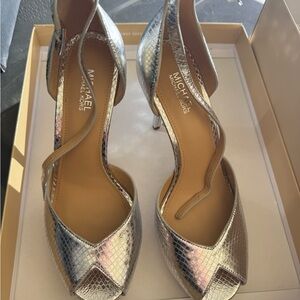 Michael Kors Silver Women's Heels